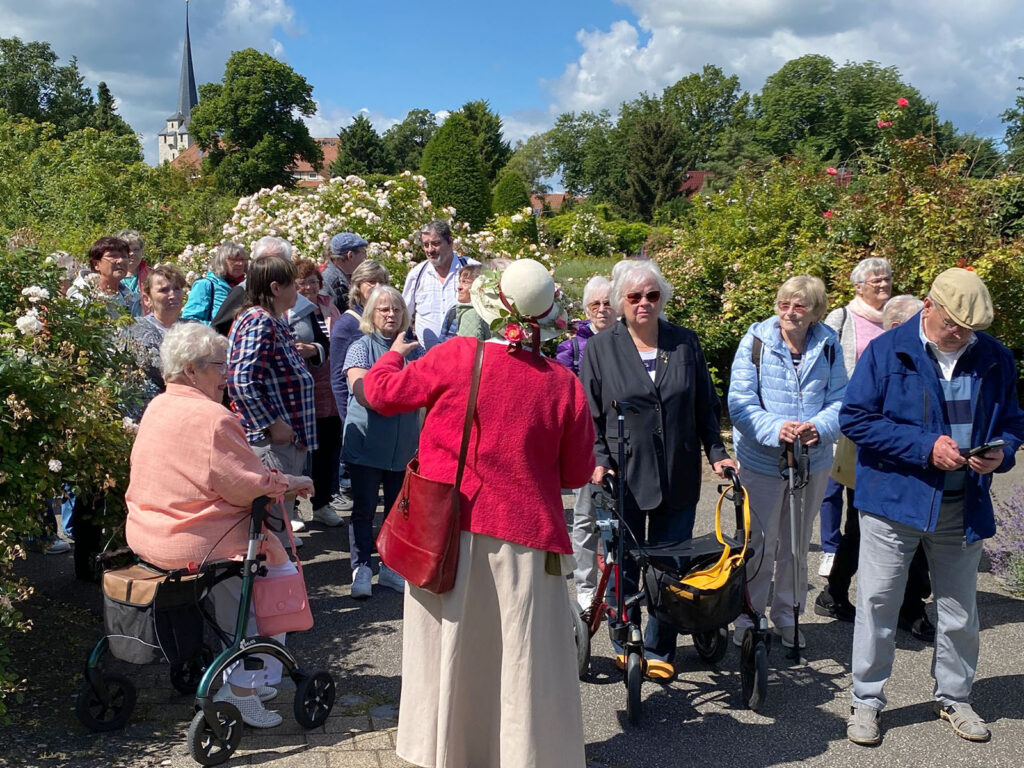 Besuch im Rosengarten von Bad Langensalza