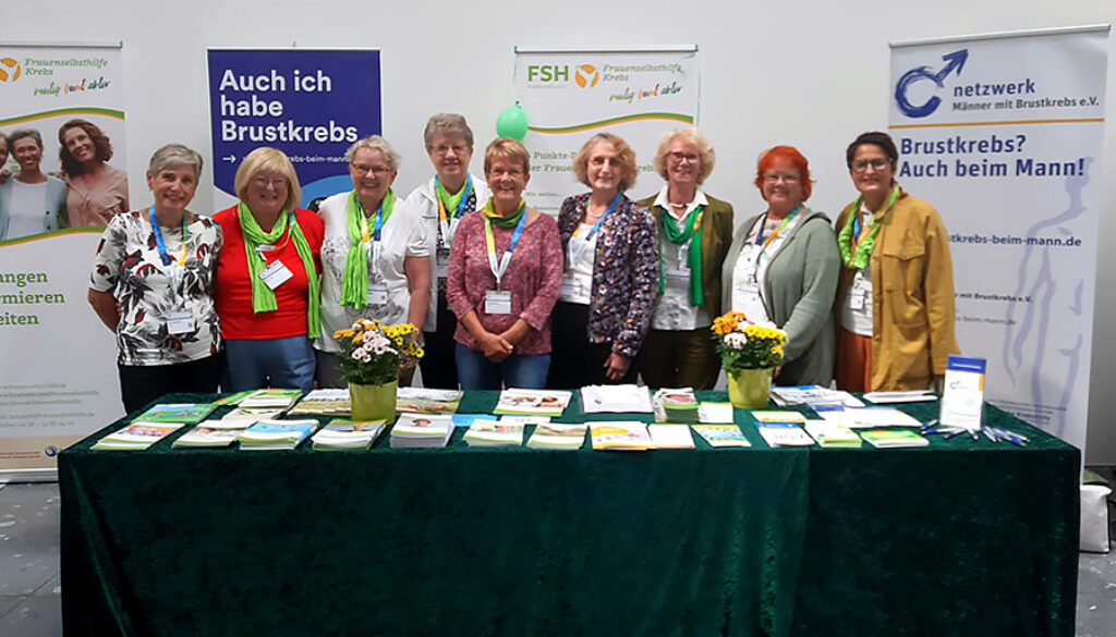 Teilnehmer aus den FSH Landesverbänden zum Senologenkongress 2022 in Stuttgart